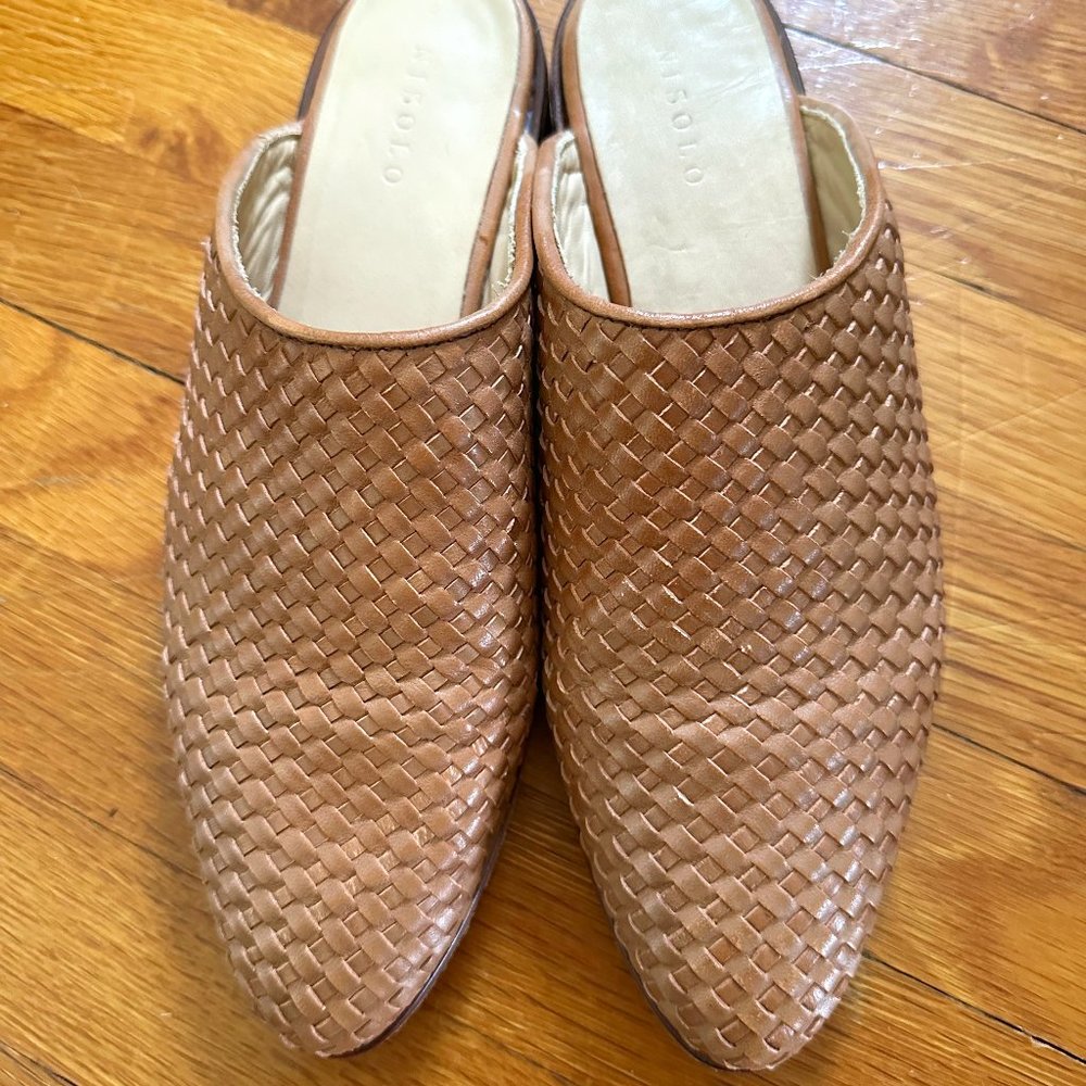 Nisolo Women's Ama Mule - Woven Almond